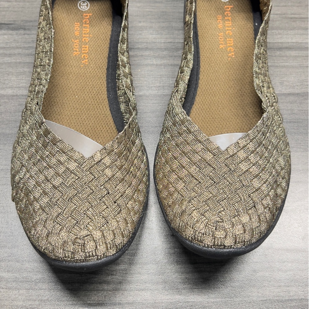 bernie mev. Women's Woven Flats - Tan EU 38 US 7.5 - Picture 2 of 8